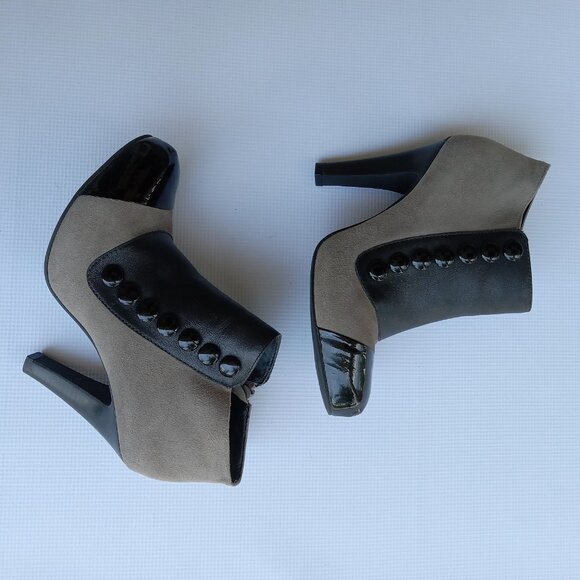 Gianni Bini Booties Button Victorian Cosplay Renaissance Steam Punk Size 7.5 - Picture 4 of 13